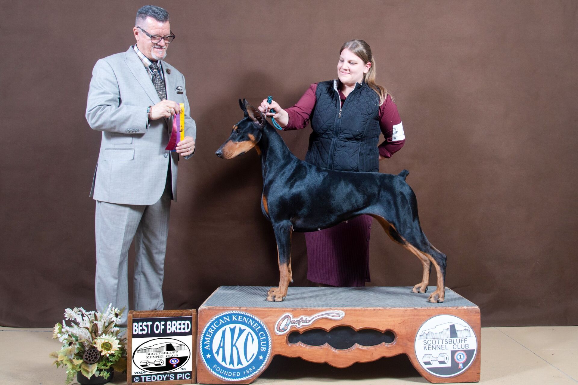 Tuuli a Doberman Pinscher Dog Show Winner